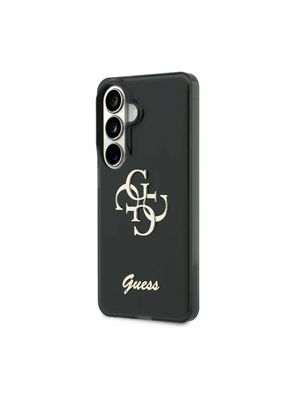 Guess Guess IML 4G Script Metal Logo Zadný Kryt pre Samsung Galaxy 26 Black