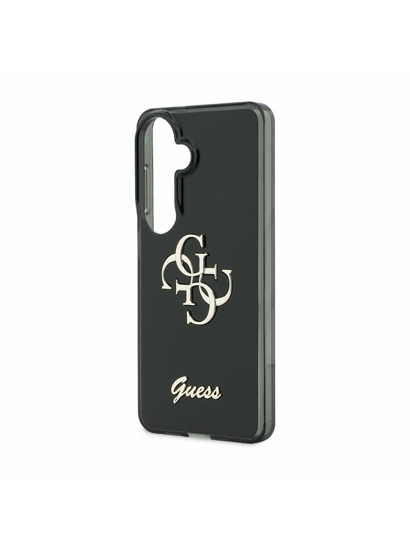 Guess Guess IML 4G Script Metal Logo Zadný Kryt pre Samsung Galaxy 26 Black