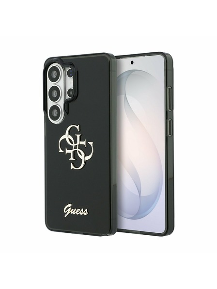 Guess Guess IML 4G Script Metal Logo Zadný Kryt pre Samsung Galaxy 26 Ultra Black