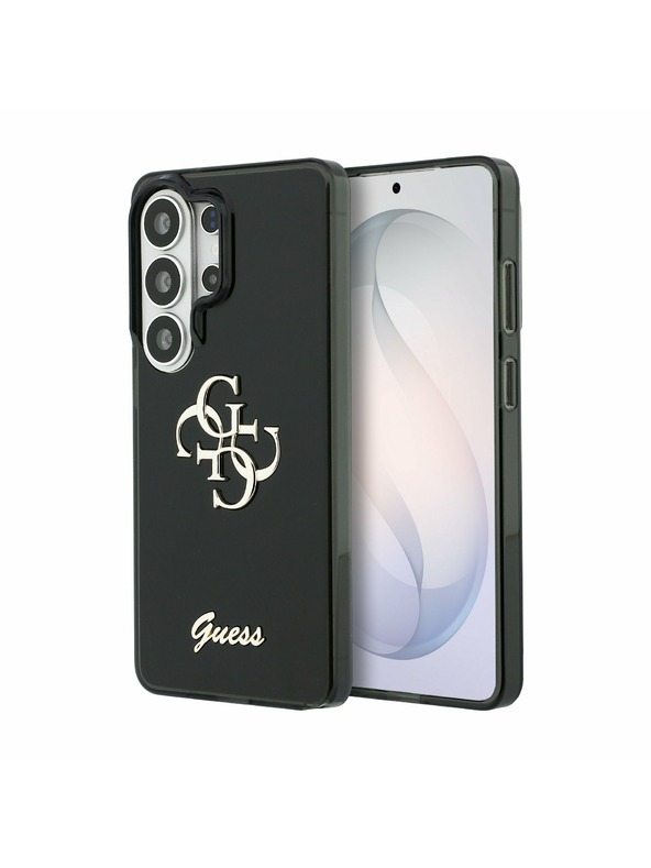 Guess Guess IML 4G Script Metal Logo Zadný Kryt pre Samsung Galaxy 26 Ultra Black