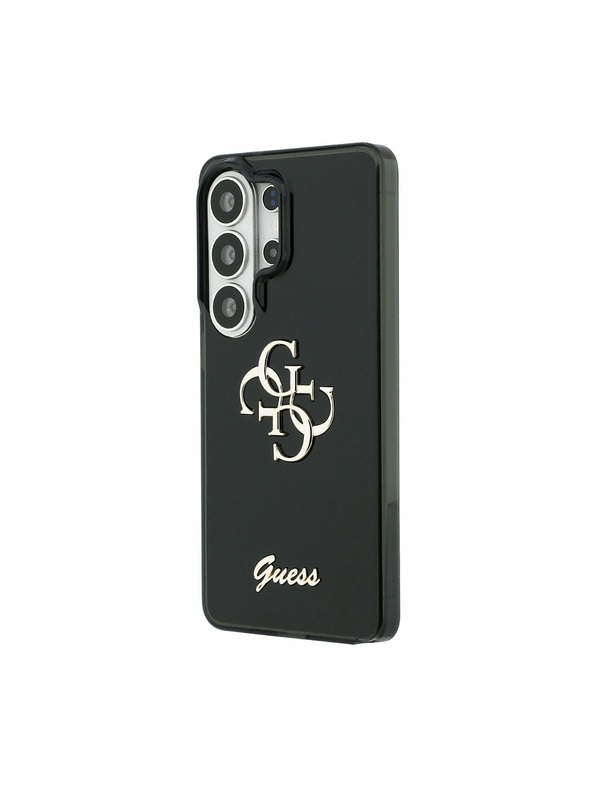 Guess Guess IML 4G Script Metal Logo Zadný Kryt pre Samsung Galaxy 26 Ultra Black