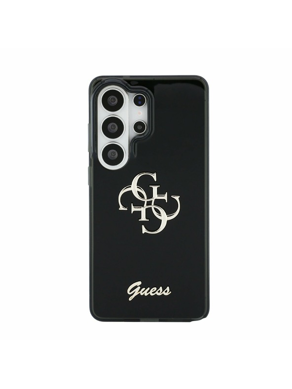 Guess Guess IML 4G Script Metal Logo Zadný Kryt pre Samsung Galaxy 26 Ultra Black