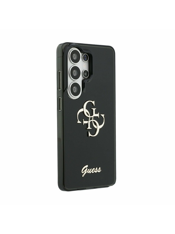 Guess Guess IML 4G Script Metal Logo Zadný Kryt pre Samsung Galaxy 26 Ultra Black