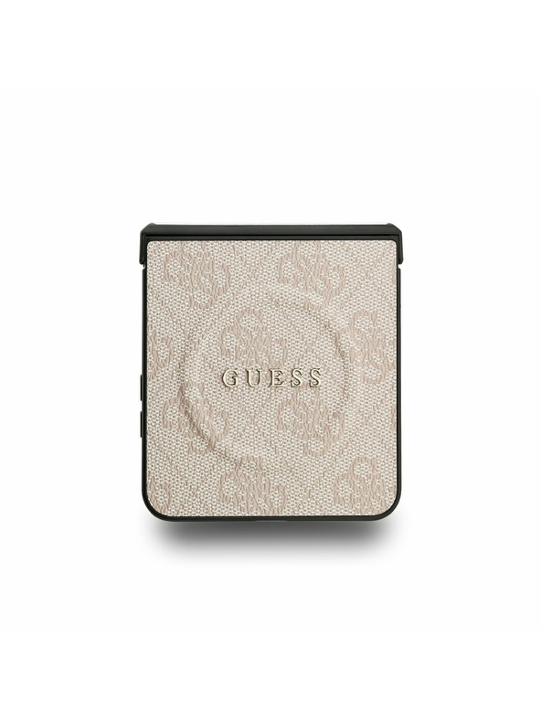 Guess Guess PU Leather 4G Colored Ring Magnetic Zadný Kryt pre Samsung Galaxy Z Flip 7 Pink