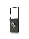 Guess Guess PU 4G Metal Logo Zadný Kryt pre Samsung Galaxy Z Flip 7 Grey