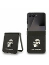 Karl Lagerfeld Karl Lagerfeld PU Saffiano Karl and Choupette Zadný Kryt pre Samsung Galaxy Z Flip 7 Black