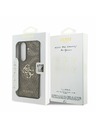 Guess Guess PU 4G Metal Logo Zadný Kryt pre Samsung Galaxy Z Fold 7 Brown