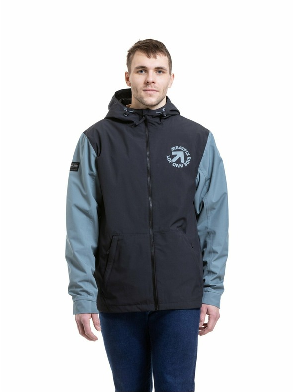 Meatfly Meatfly pánska street bunda Finn Black / Storm