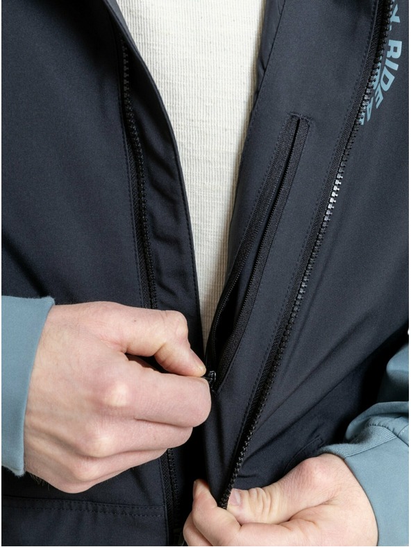 Meatfly Meatfly pánska street bunda Finn Black / Storm