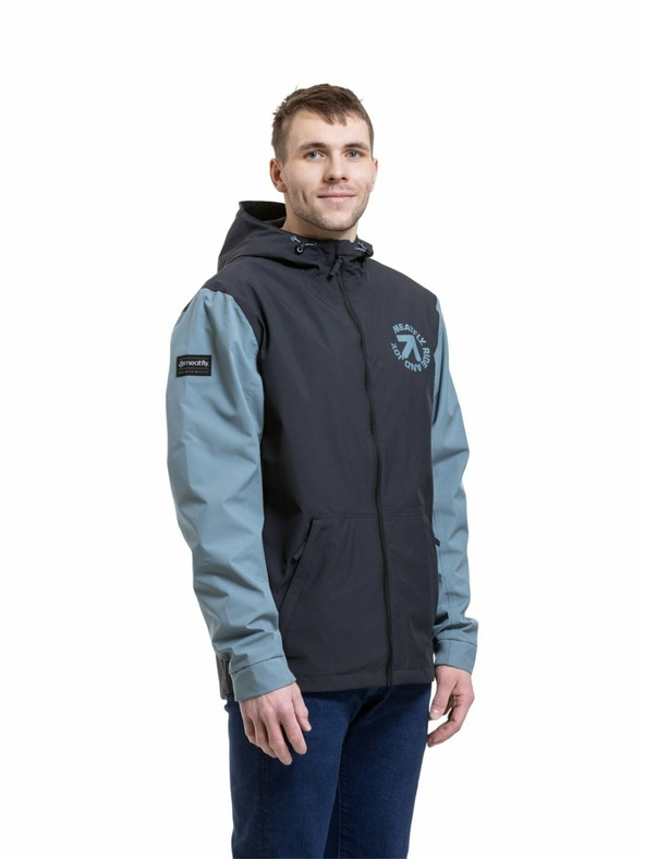 Meatfly Meatfly pánska street bunda Finn Black / Storm