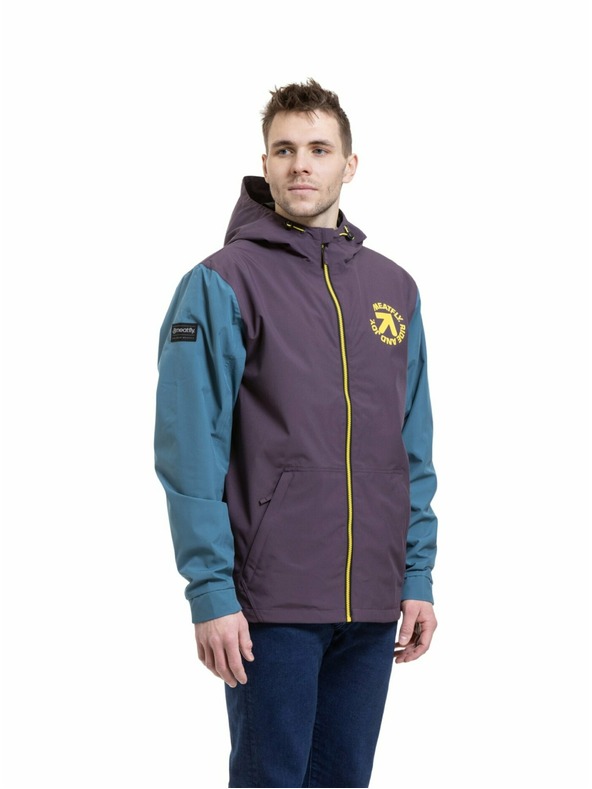 Meatfly Meatfly pánska street bunda Finn Plum / Colonial