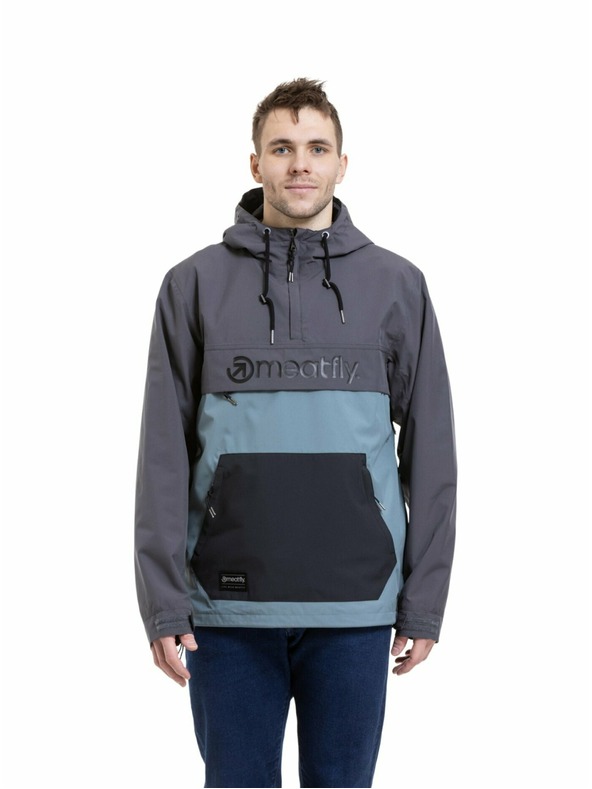 Meatfly Meatfly pánska street bunda Garen Dark Gray / Storm