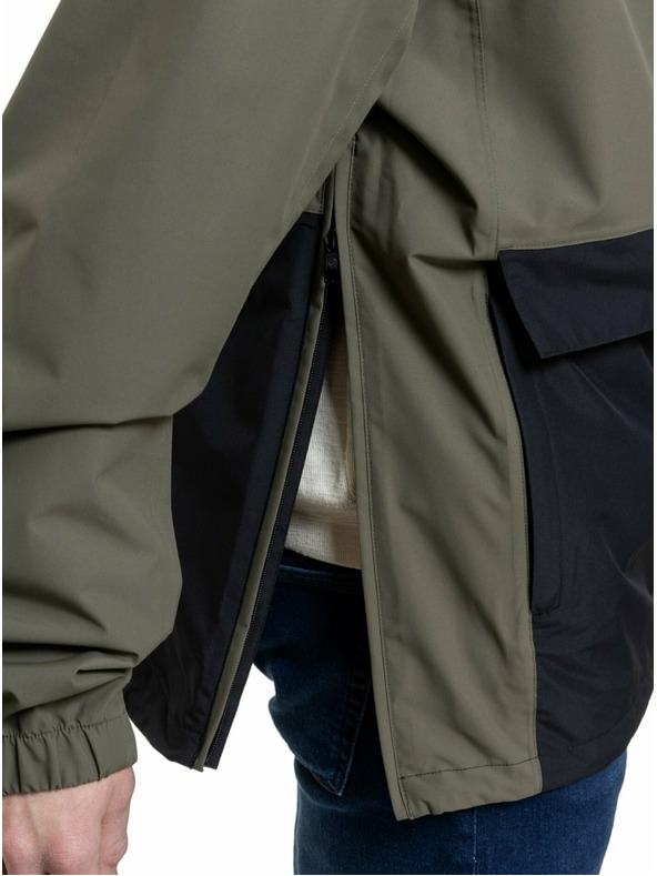 Meatfly Meatfly pánska street bunda Henry Dark Olive / Black