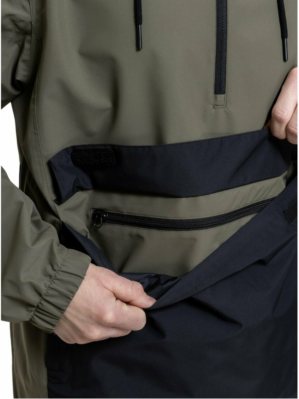 Meatfly Meatfly pánska street bunda Henry Dark Olive / Black