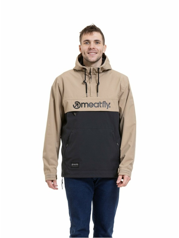 Meatfly Meatfly pánska street bunda Garen Safari / Black