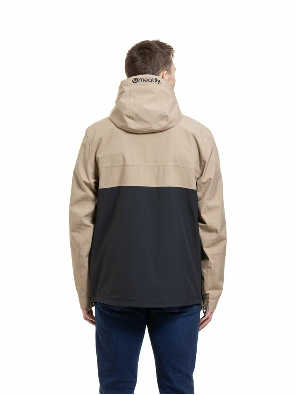 Meatfly Meatfly pánska street bunda Garen Safari / Black