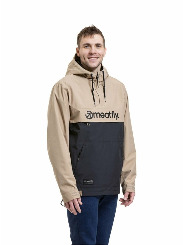Meatfly Meatfly pánska street bunda Garen Safari / Black