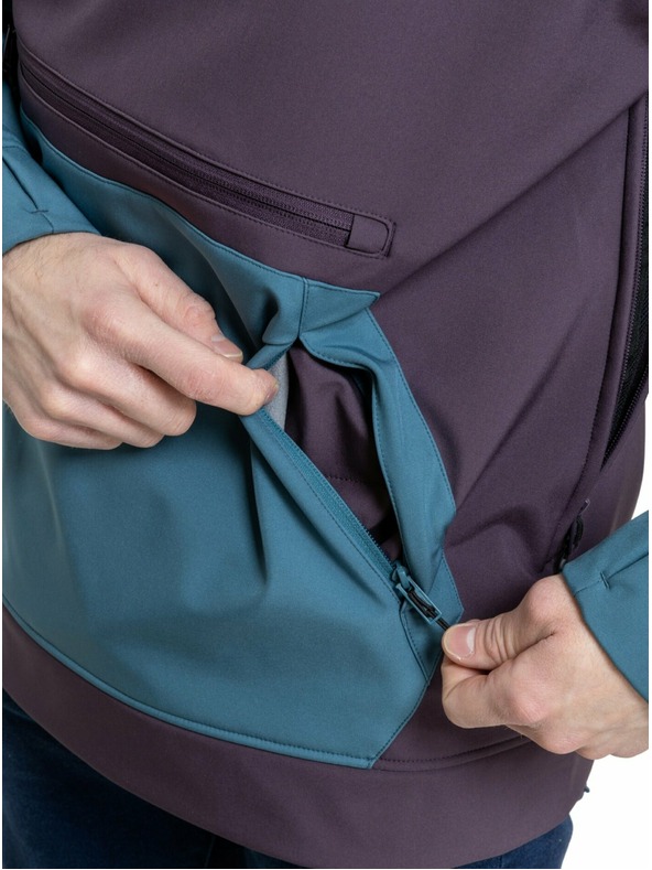 Meatfly Meatfly pánska street bunda Jax Plum / Colonial