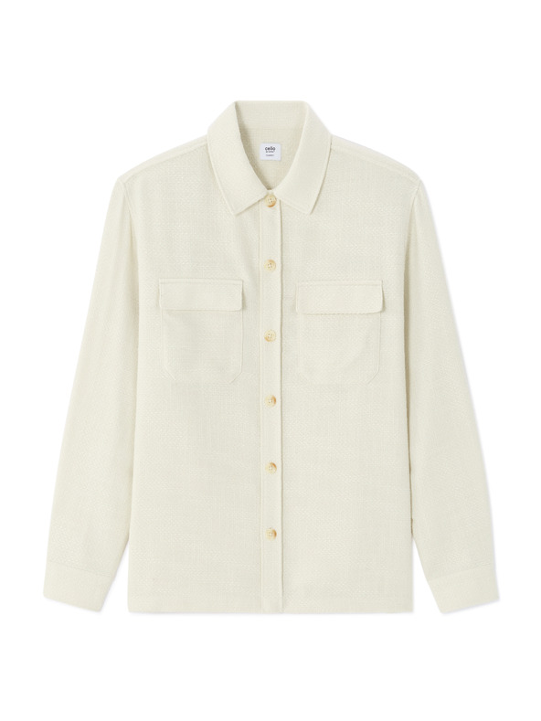 Celio Vonkajšia košeľa Natweed