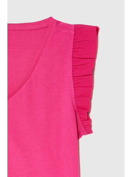 Moodo Blúzka z bavlny ružová Moodo