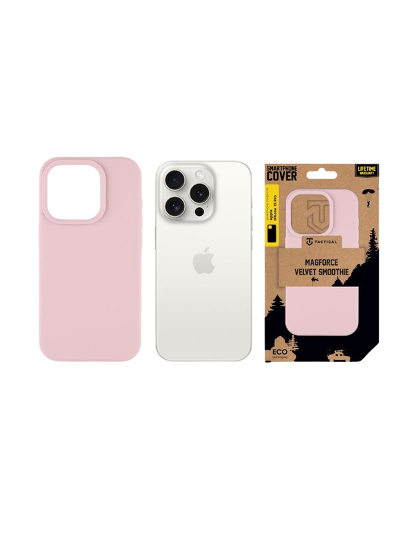 Tactical Tactical MagForce Velvet Smoothie Puzdro pre Apple iPhone 15 Pro Pink Panther