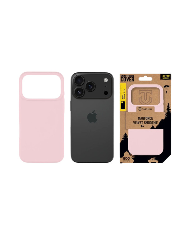 Tactical Tactical MagForce Velvet Smoothie Puzdro pre Apple iPhone 17 Pro Pink Panther