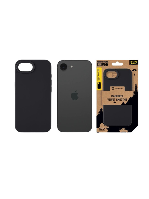 Tactical Tactical MagForce Velvet Smoothie Puzdro pre Apple iPhone 16e/17e Asphalt