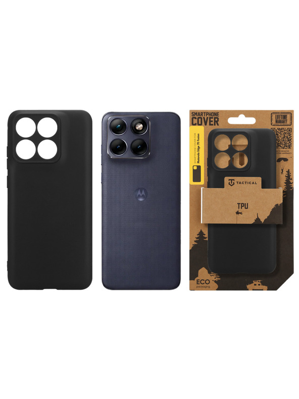 Tactical Tactical TPU Puzdro pre Motorola Edge 70 Fusion Black