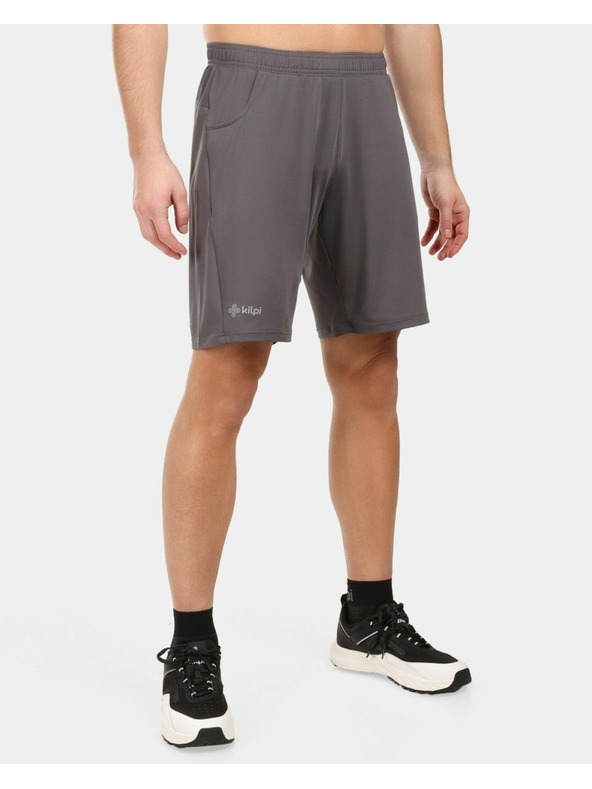 Kilpi Pánske fitness šortky Kilpi NANTES-M Tmavo šedá