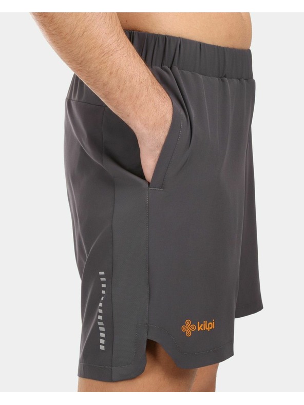 Kilpi Pánske fitness šortky Kilpi BRAY-M Tmavo šedá