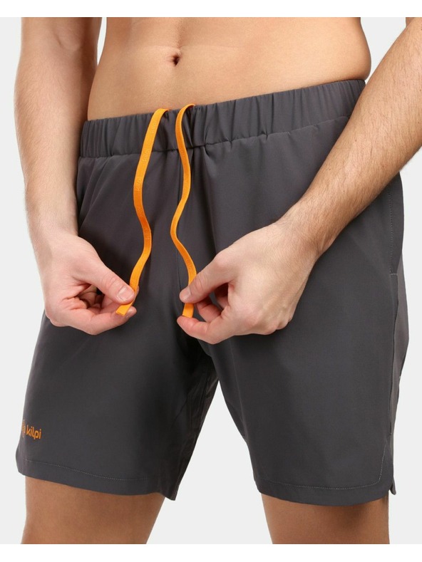 Kilpi Pánske fitness šortky Kilpi BRAY-M Tmavo šedá