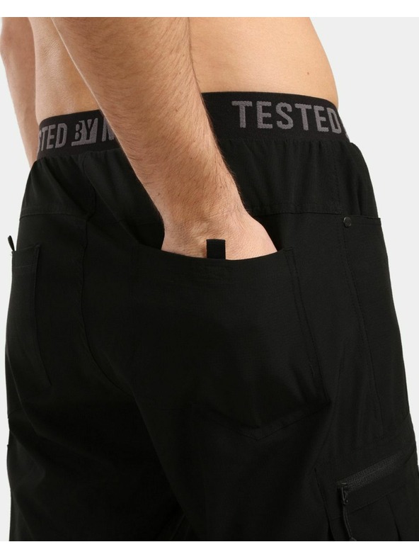 Kilpi Pánske outdoorové kraťasy Kilpi ASHER-M Čierna