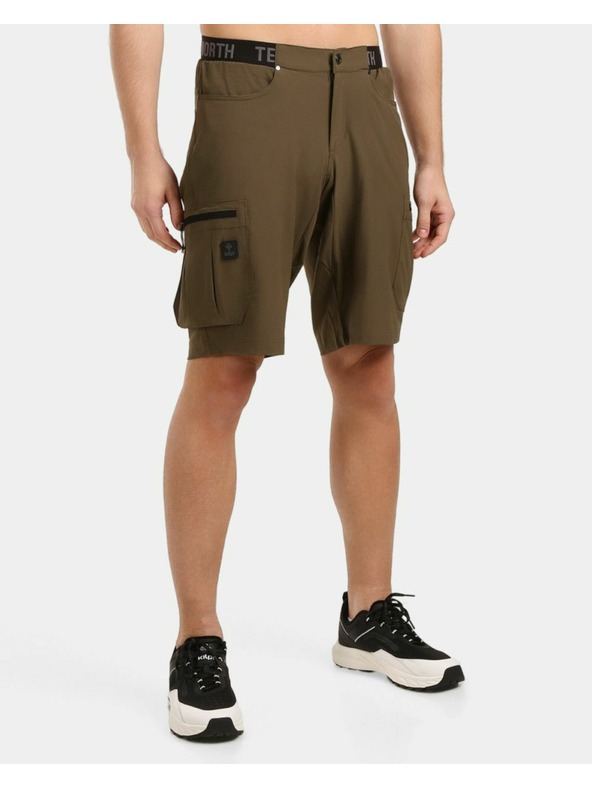 Kilpi Pánske outdoorové kraťasy Kilpi ASHER-M Khaki