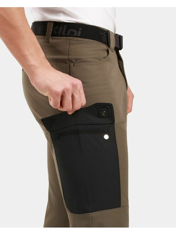 Kilpi Pánske outdoorové nohavice Kilpi LIGNE-M Khaki