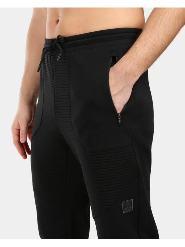 Kilpi Pánske bavlnené tepláky Kilpi MONTIEL-M Čierna