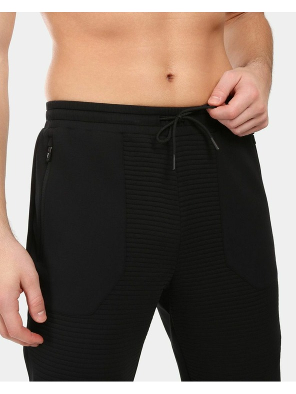 Kilpi Pánske bavlnené tepláky Kilpi MONTIEL-M Čierna