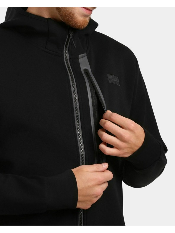 Kilpi Bavlnená mikina s kapucňou pre aktívny štýl Kilpi OKAMPOS-M Čierna