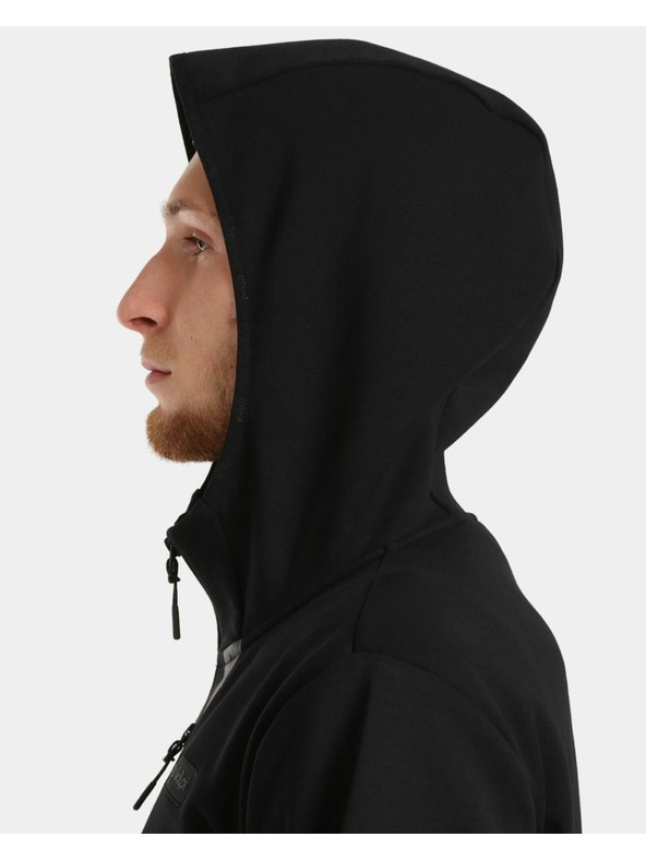 Kilpi Bavlnená mikina s kapucňou pre aktívny štýl Kilpi OKAMPOS-M Čierna