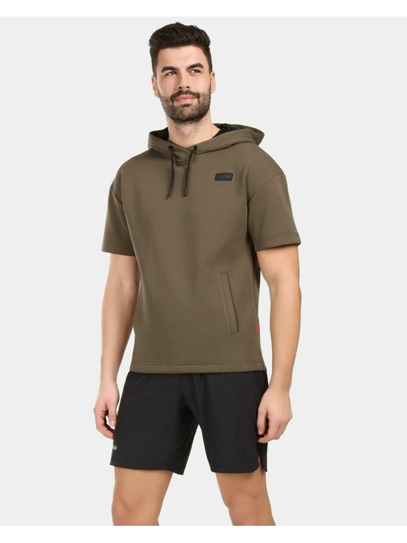 Kilpi Pánska mikina s kapucňou Kilpi DIAN-M Khaki