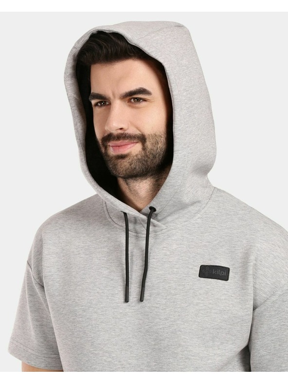 Kilpi Pánska mikina s kapucňou Kilpi DIAN-M Svetlo sivá