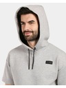 Kilpi Pánska mikina s kapucňou Kilpi DIAN-M Svetlo sivá