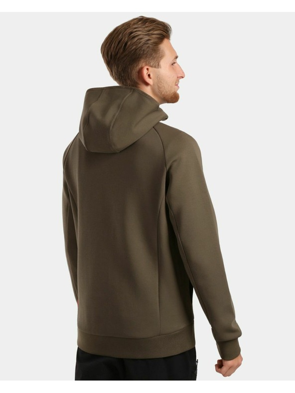 Kilpi Pánska bavlnená mikina Kilpi BALU-M Khaki