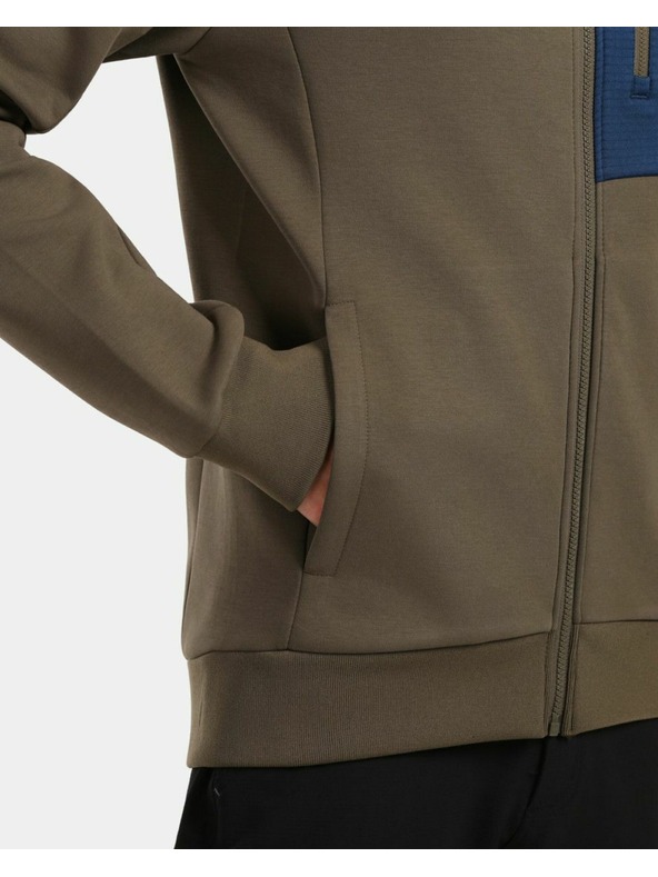 Kilpi Pánska bavlnená mikina Kilpi BALU-M Khaki