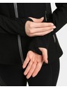 Kilpi Dámska nepriedušná softshellová bežecká bunda Kilpi BALEO-W Čierna