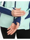 Kilpi Dámska nepriedušná softshellová bežecká bunda Kilpi BALEO-W Mentolová