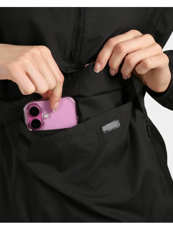 Kilpi Dámska veteruvzdorná bežecká bunda Kilpi ANORI-W Čierna