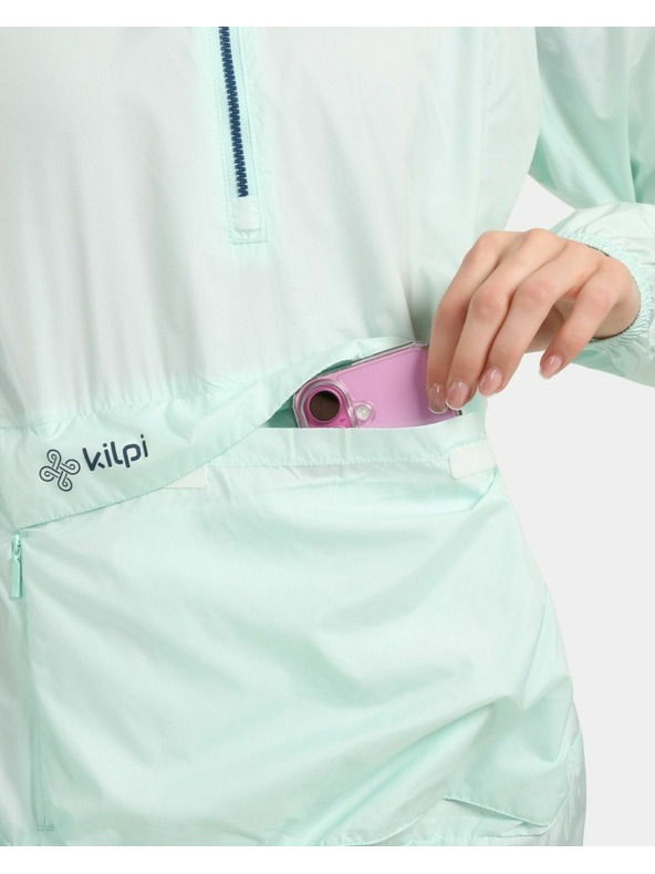 Kilpi Dámska veteruvzdorná bežecká bunda Kilpi ANORI-W Mentolová