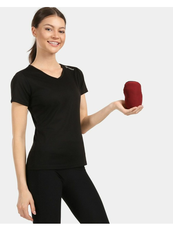 Kilpi Dámska ľahká veteruvzdorná bunda Kilpi ROSA-W Tmavo červená