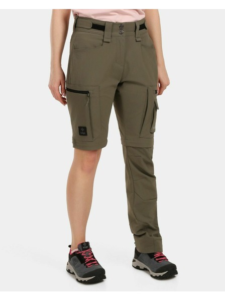 Kilpi Dámske outdoorové nohavice Kilpi SURVIVOR-W Zelená
