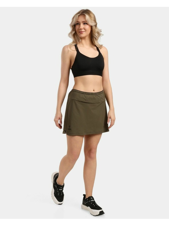 Kilpi Praktická outdoorová sukňa Kilpi NINA-W Khaki